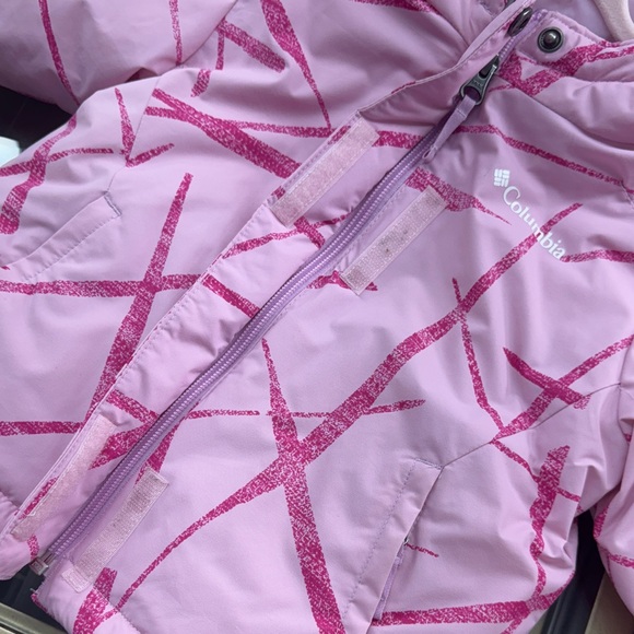 Columbia Kids Pink Patterned Puffer Jacket - Picture 9 of 13